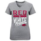 Girls 4-6x Arkansas Razorbacks Palladium Tee, Girl's, Size: M(5/6), Med Grey