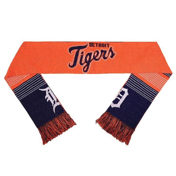 Adult Forever Collectibles Detroit Tigers Reversible Scarf, Blue