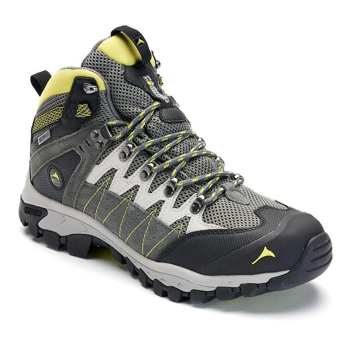 Pacific Mountain Descend Men's Waterproof Hiking Boots, Size: Medium (10), Green