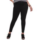 Juniors' Plus Size Mudd&reg; High-waisted Jeggings, Teens, Size: 24, Black