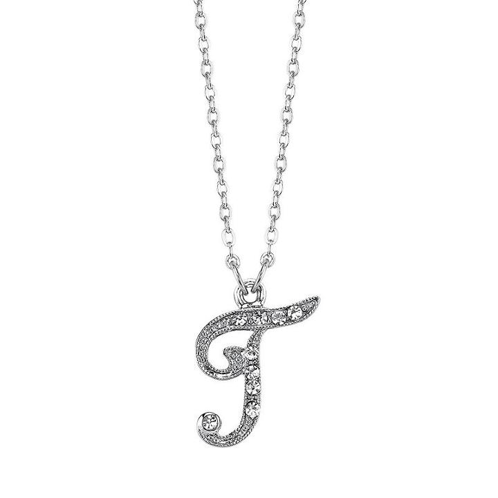 1928 Script Initial Necklace, Women's, Size: 16