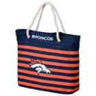 Forever Collectibles Denver Broncos Striped Tote Bag, Adult Unisex, Multicolor