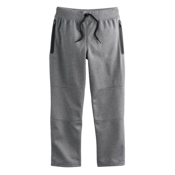 Boys 4-10 Jumping Beans&reg; Active Fleece Pants, Size: 7, Med Grey