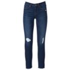 Petite Lc Lauren Conrad Feel Good Midrise Skinny Jeans, Women's, Size: 6p - Short, Blue