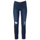 Petite Lc Lauren Conrad Feel Good Midrise Skinny Jeans, Women's, Size: 6p - Short, Blue