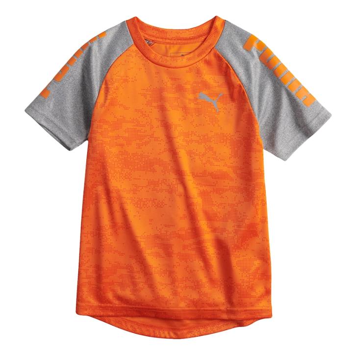 Boys 4-7 Puma Raglan Performance Top, Size: 5, Orange