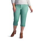 Plus Size Lee Chino Crop Pants, Women's, Size: 16 - Regular, Lt Green