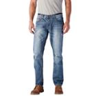 Men's Seven7 Stretch Skinny Jeans, Size: 36x30, Blue (navy)