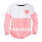 Girls 7-16 Miss Chievous Colorblock Sweater, Size: Large, Drk Orange