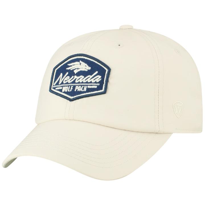 Adult Top Of The World Nevada Wolf Pack Onward Cap, Men's, Lt Beige