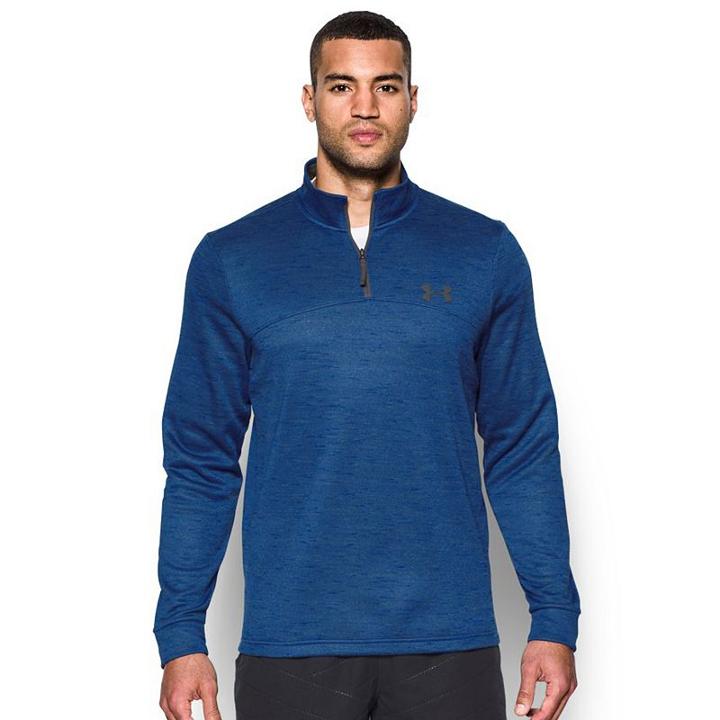 Men's Under Armour Armour Fleece Quarter-zip Top, Size: Small, Blue