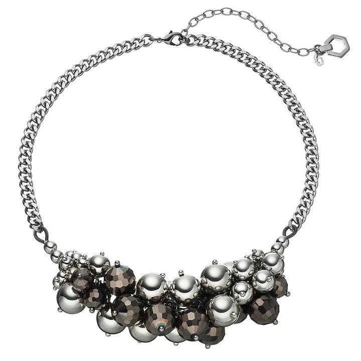 Simply Vera Vera Wang Graduated Bead Necklace, Women's, Multicolor