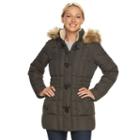 Women's Halitech Toggle Front Puffer Jacket, Size: Large, Green