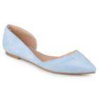 Journee Collection Ester Women's D'orsay Flats, Girl's, Size: Medium (7), Blue