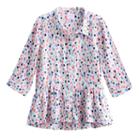 Girls 4-10 Jumping Beans&reg; Patterned Tunic Top, Girl's, Size: 7, White