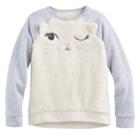 Girls 4-10 Jumping Beans&reg; Animal Plush Pullover, Size: 6, White Oth