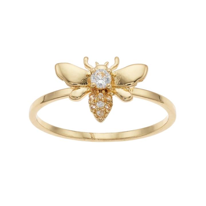 Lc Lauren Conrad Flying Bee Ring, Women's, Size: 7, Gold