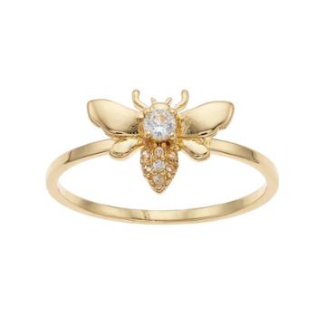 Lc Lauren Conrad Flying Bee Ring, Women's, Size: 7, Gold