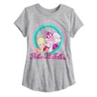 Girls 4-10 Jumping Beans&reg; Tweety & Sylvester That's All Folks Glittery Graphic Tee, Size: 7, Med Grey