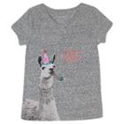Girls 7-16 & Plus Size Harper & Elliott Animal Graphic Tee, Girl's, Size: Xs, Light Grey