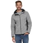 Men's Apt. 9&reg; Sherpa-lined Sweater Fleece Hooded Jacket, Size: Small, White