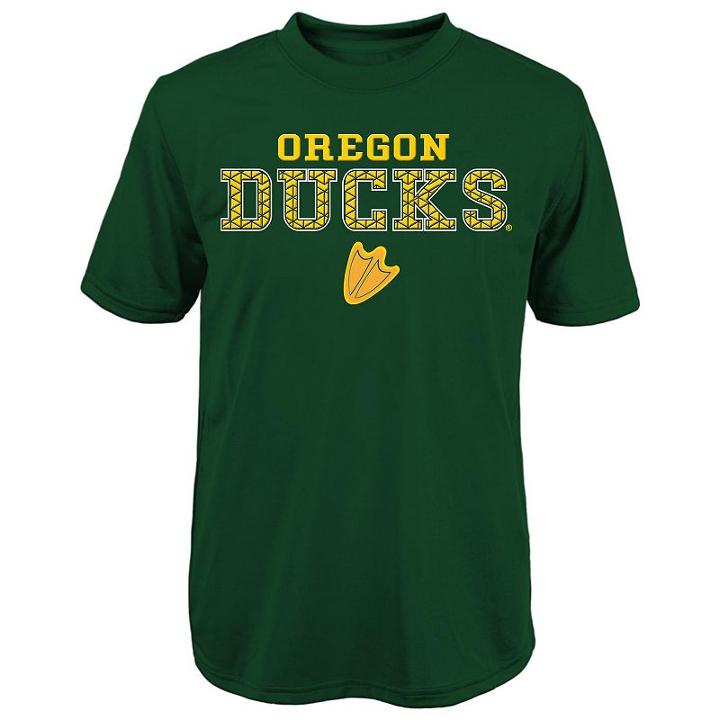 Boys 4-7 Oregon Ducks Fulcrum Performance Tee, Boy's, Size: M(5/6), Green