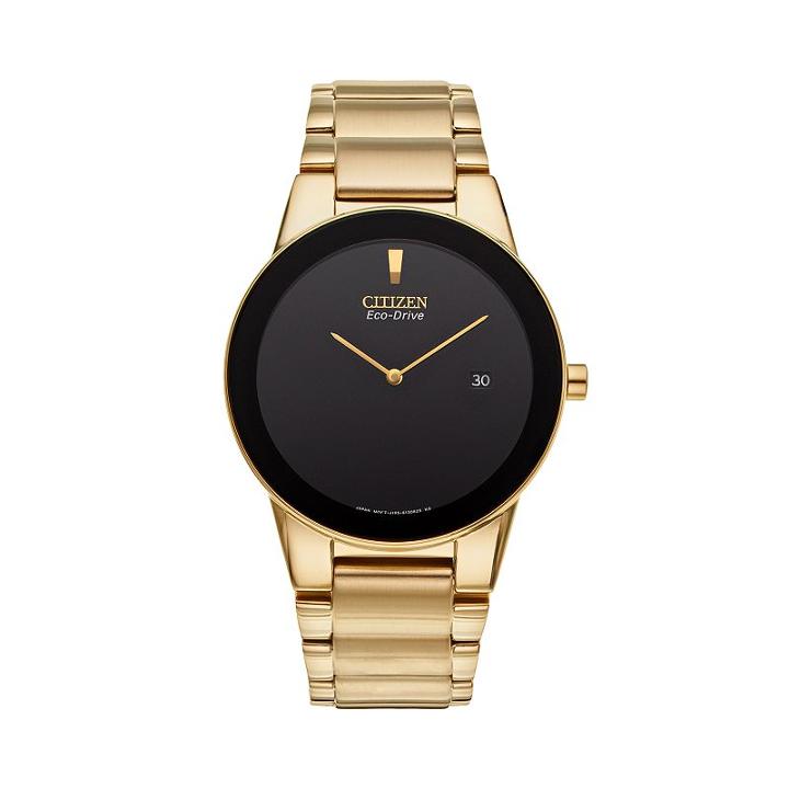 Citizen Men's Eco-drive Axiom Stainless Steel Watch, Size: Large, Gold