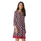 Women's Indication Printed Shift Dress, Size: Small, Oxford