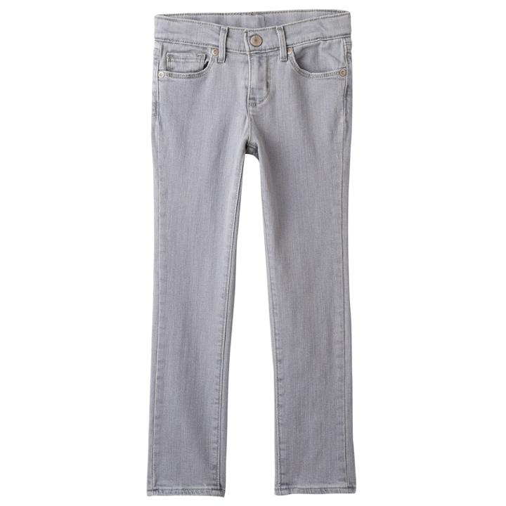 Girls 4-10 Sonoma Goods For Life&trade; Gray Skinny Jeans, Size: 6x Av/rg/m, Med Grey