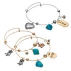 Wisdom & Love Turquoise Bangle Bracelet Set, Women's, Turq/aqua