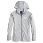 Boys 8-20 Nike Jersey Full-zip Hoodie, Size: Large, Grey