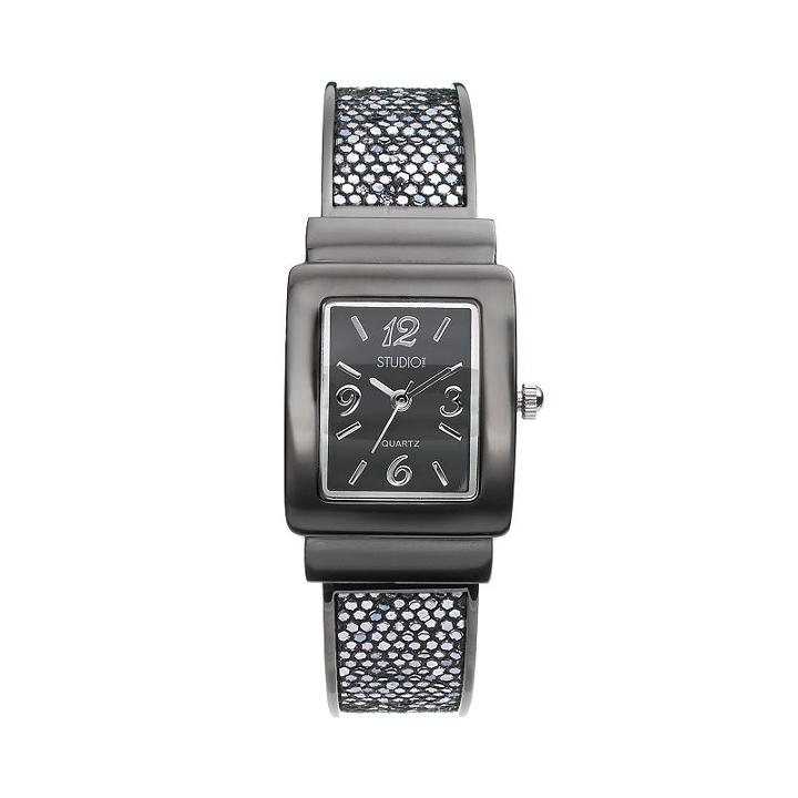 Studio Time Women's Bangle Watch, Grey