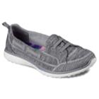Skechers Microburst Flat Gore Women's Shoes, Size: 7, Med Grey