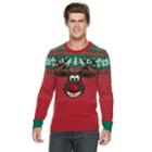 Men's Reindeer Light-up Christmas Sweater, Size: Xxl, Med Red
