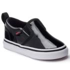 Vans Asher Animal Skate Shoes - Toddler Girls, Size: 5 T, Black