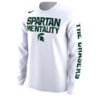 Men's Nike Michigan State Spartans Legend Long-sleeve Tee, Size: Xxl, White