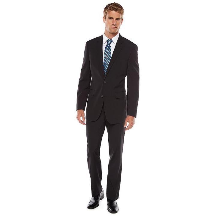 Men's Apt. 9&reg; Extra Slim-fit Unhemmed Suit, Size: 40r 32, Black