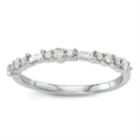 Simply Vera Vera Wang 14k Gold 1/3 Carat T.w. Diamond Anniversary Ring, Women's, Size: 6, White
