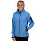 Women's Champion Soft Shell Jacket, Size: Large, Blue