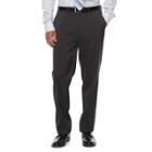 Men's Chaps Classic-fit Performance Flat-front Dress Pants, Size: 36x34, Grey (charcoal)