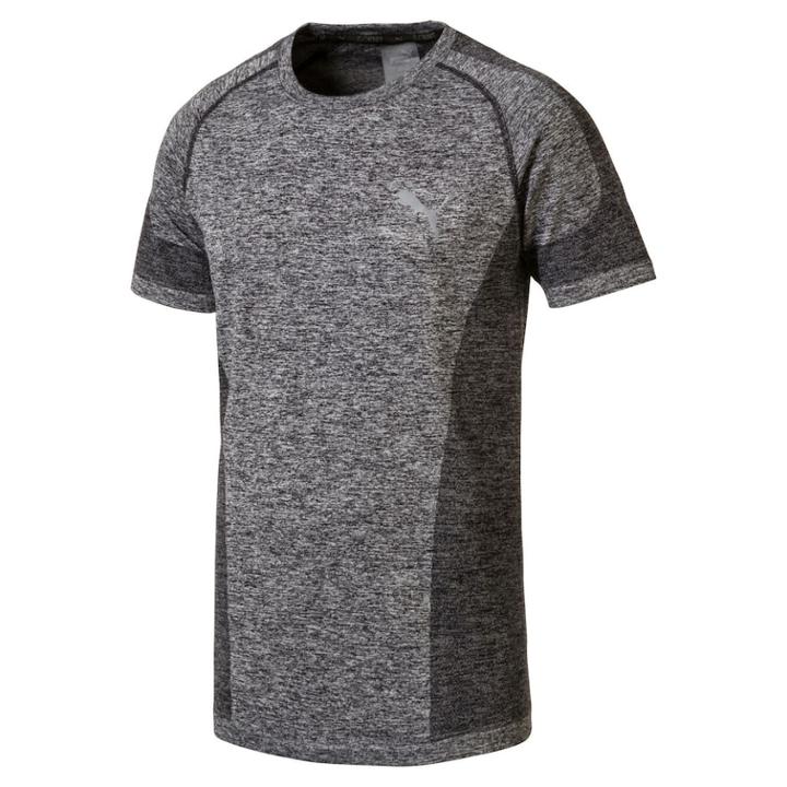 Men's Puma Evoknit Best Tee, Size: Large, Black