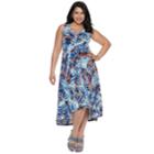 Plus Size Suite 7 High-low Dress, Women's, Size: 1xl, Blue