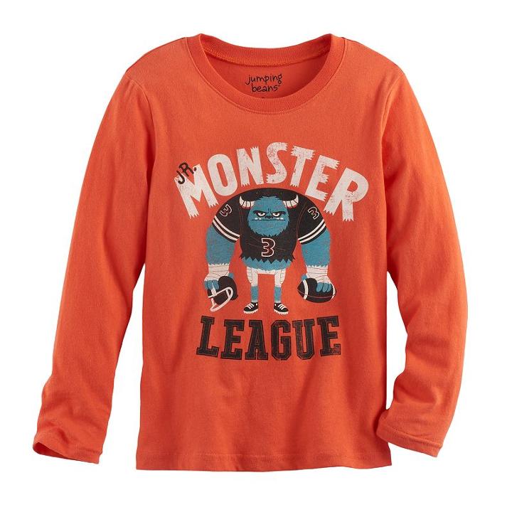 Boys 4-10 Jumping Beans® Halloween Softest Graphic Tee, Size: 10, Orange