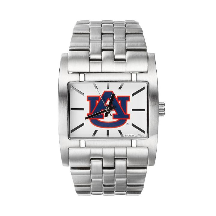 Rockwell Auburn Tigers Apostle Stainless Steel Watch - Men, Silver