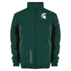 Men's Franchise Club Michigan State Spartans Alpine Reversible Jacket, Size: Medium, Dark Green