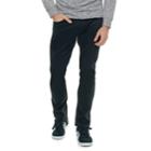 Men's Marc Anthony Slim-fit Brushed Sateen Pants, Size: 36x30, Black