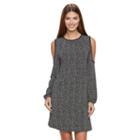 Women's Apt. 9&reg; Cold-shoulder Shift Dress, Size: Small, Ovrfl Oth