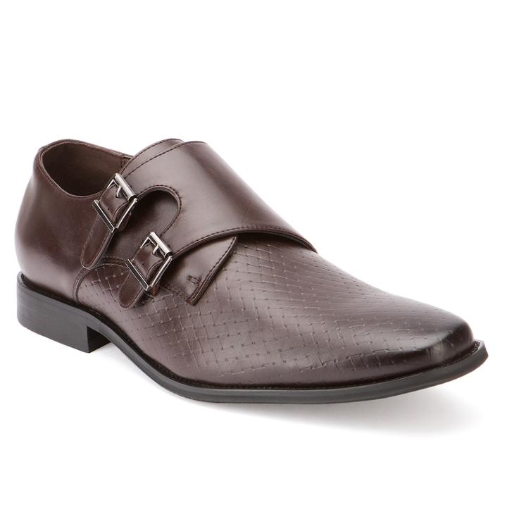 Xray Barbaro Men's Monk Strap Dress Shoes, Size: 10, Brown
