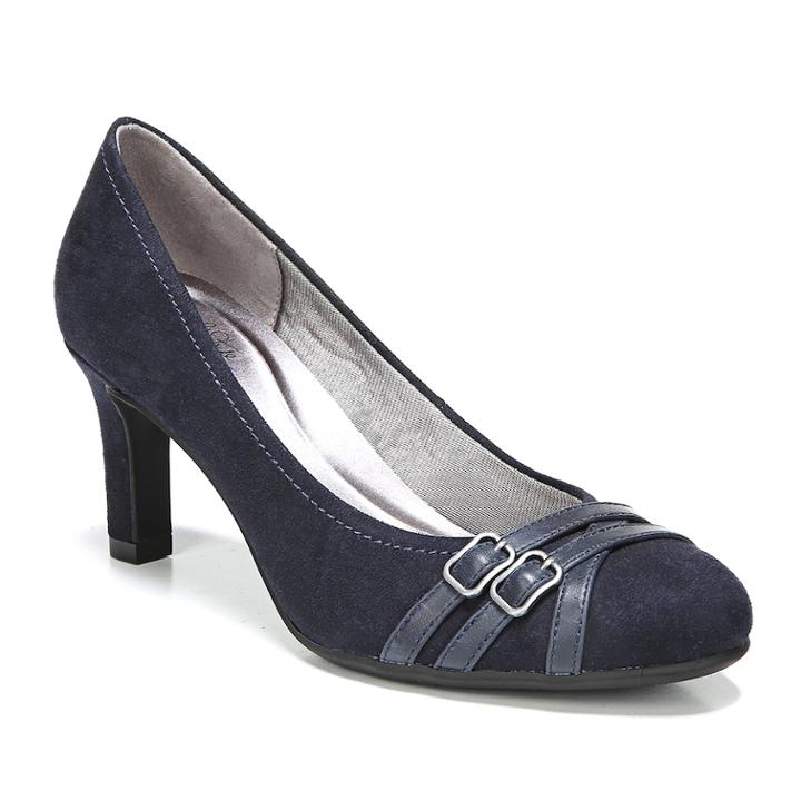 Lifestride Velocity Mickie Women's High Heels, Size: 6.5 Wide, Blue