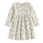 Jumping Beans&reg; Baby Girl Printed Babydoll Dress, Size: 6 Months, White